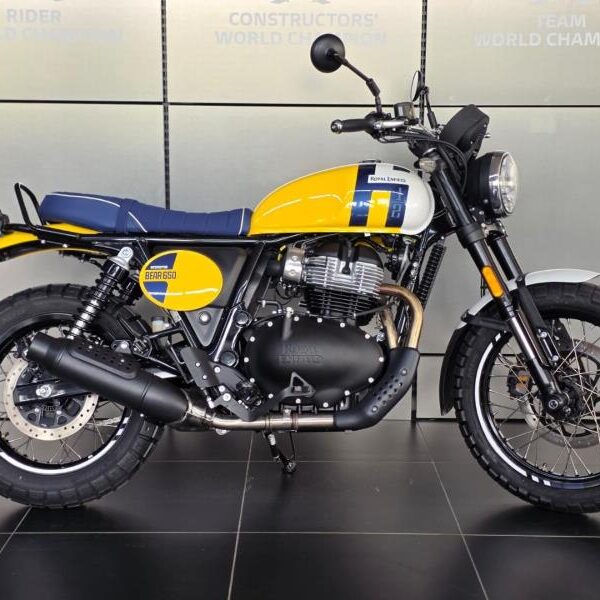 2026 Royal Enfield BEAR Yellow Blue