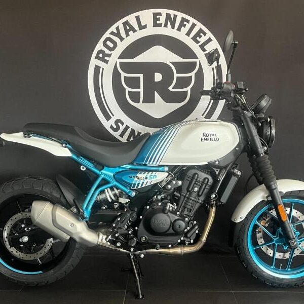 2026 Royal Enfield Guerrilla Blue